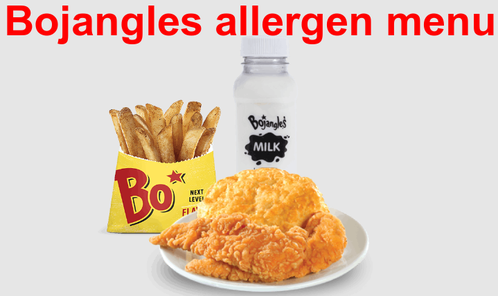 bojangles allergen menu